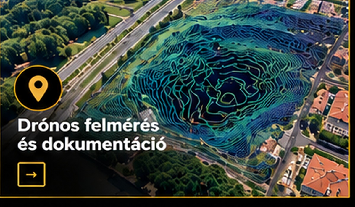 Aerial surveying and terrain model